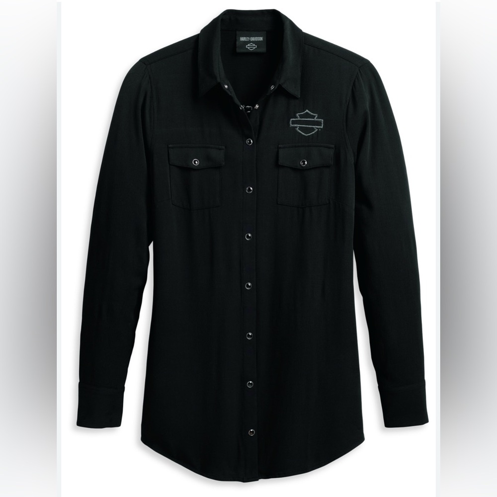 Harley-Davidson Black Tunic Iron Bond - Mini Dress or Tunic - L